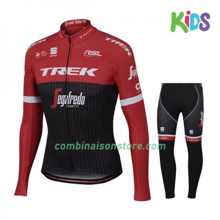 Combinaison Cycliste M/L + Collant sans Bretelles 2017 Trek-Segafredo Enfant N001